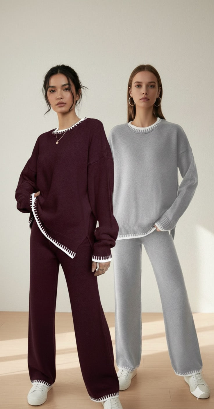 Cozy Two-Piece Knit Lounge Set